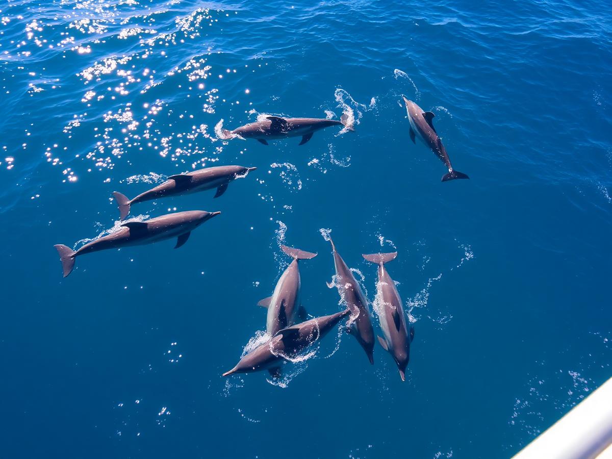 Delfíni v Atlantiku u Tenerife